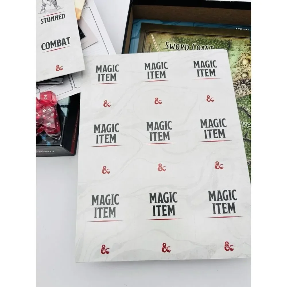 Wizards of the Coast Dungeons & Dragons Essentials Kit Rulebook Dice Maps Cards